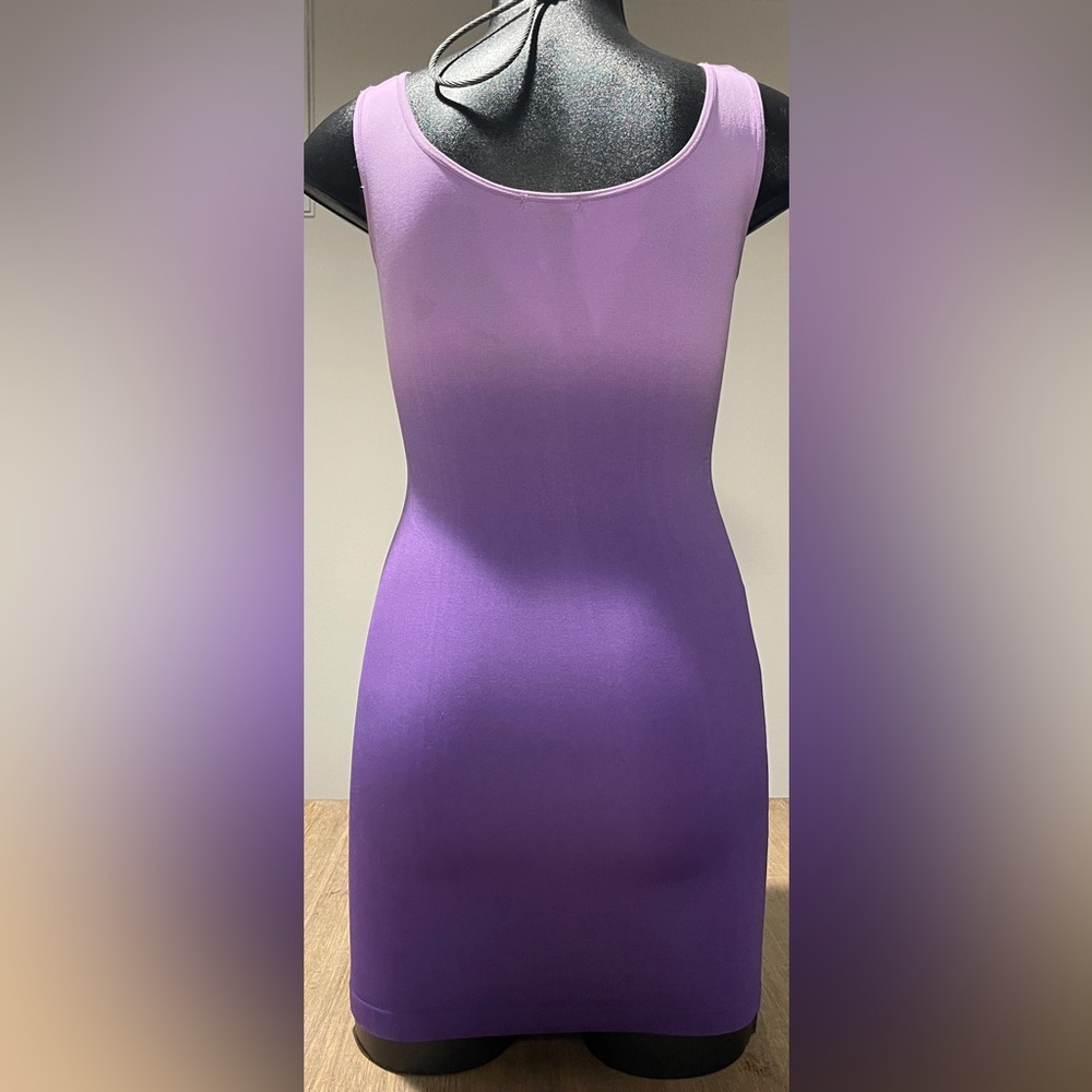 Soho Girls Lavender and Deep Purple Stretch Dress, OSFM - Picture 3 of 6